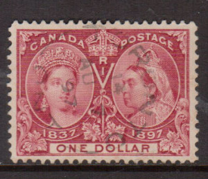 Canada #61 VF Used With Ideal August 7 1897 CDS Cancel