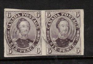 Canada #10 VF Used Pair **With Certificate**