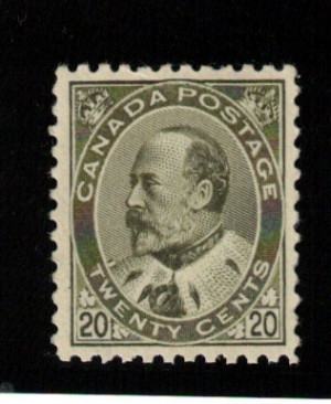 Canada #94i XF/NH **With Certificate**