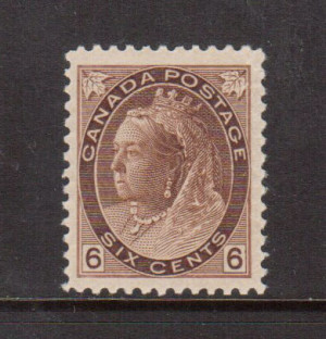 Canada #80 VF+/NH **With Certificate**