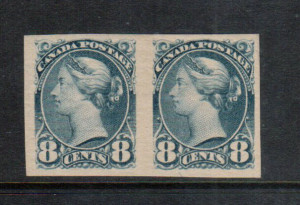 Canada #44d VF Mint Imperf Pair **With Certificate**
