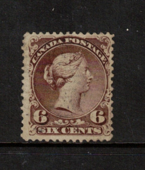 Canada #27b VF Used With Ideal Light Cancel **With Cert.**