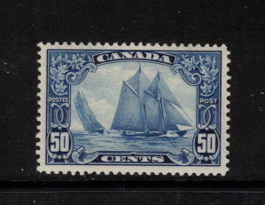 Canada #158iii VF Mint Man On The Mast Variety **With Cert.**