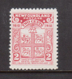 Newfoundland #88c VF/NH **With Certificate**