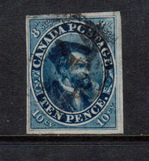 Canada #7a VF Used **With Certificate**