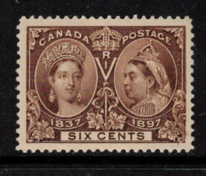 Canada #55 XF/NH Gem **With Certificate**