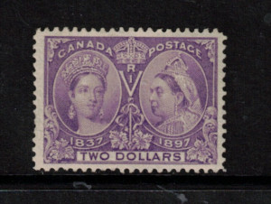Canada #62 VF/NH Deep Rich Color **With Certificate**