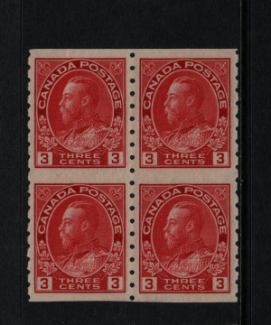 Canada #130a VF Mint Block **With Certificate**