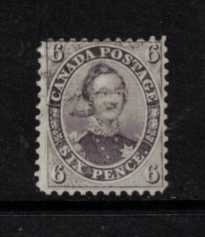 Canada #13 VF Used With Lovely Cancel **With Certificate**
