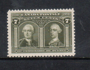 Canada #100 XF/NH **With Certificate**