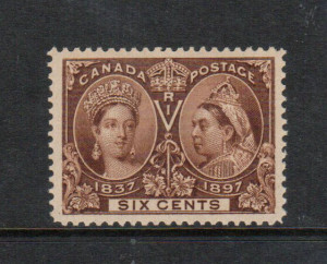 Canada #55 XF/NH Gem **With Certificate**