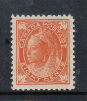 Canada #72 XF/NH Gem **With Certificate**