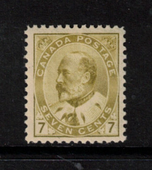 Canada #92 XF/NH **With Certificate**