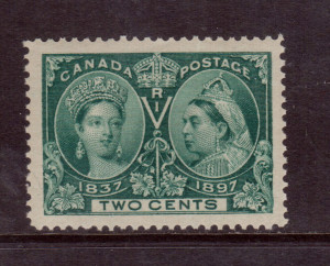 Canada #52 NH Mint Superb gem With Mammoth Margins **With Cert.**