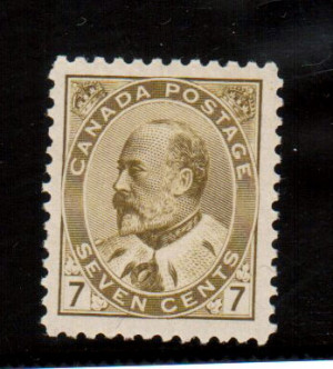 Canada #92 XF/NH Perfect Gum **With Certificate**