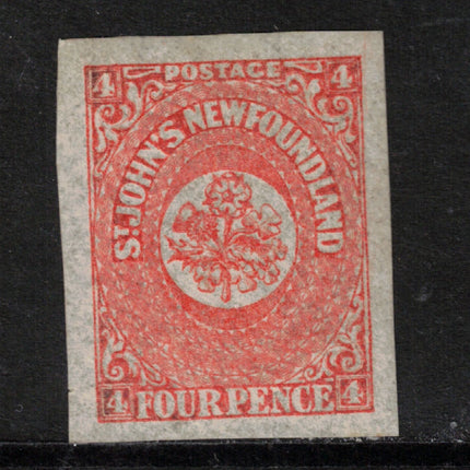Newfoundland #12 XF Mint Gem Full Original Gum Lightly Hinged