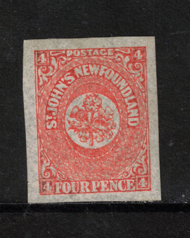 Newfoundland #12 XF Mint Gem Full Original Gum Lightly Hinged