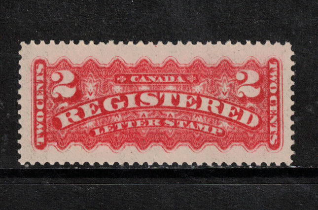 Canada #F1b Extra Fine Never Hinged Rose Carmine **With Certificate**