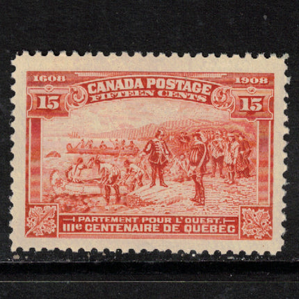 Canada #102 Extra Fine Never Hinged **With Certificate**