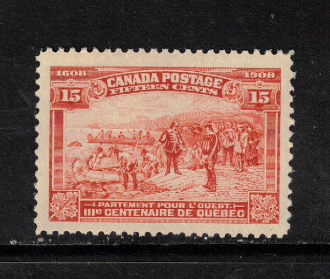 Canada #102 Extra Fine Never Hinged **With Certificate**