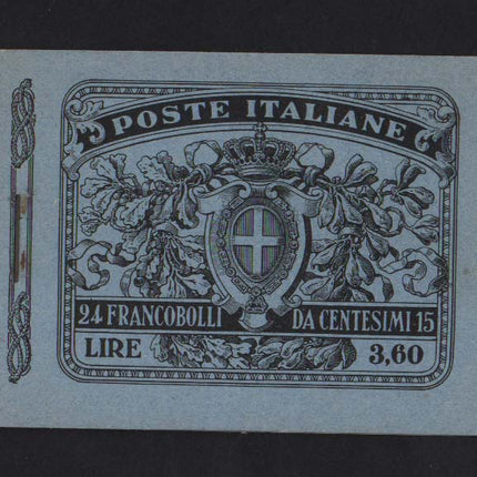 Italy #123c XF Mint Complete Booklet