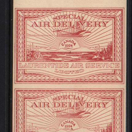 Canada #CL4c XF/NH Booklet Pane Of 2