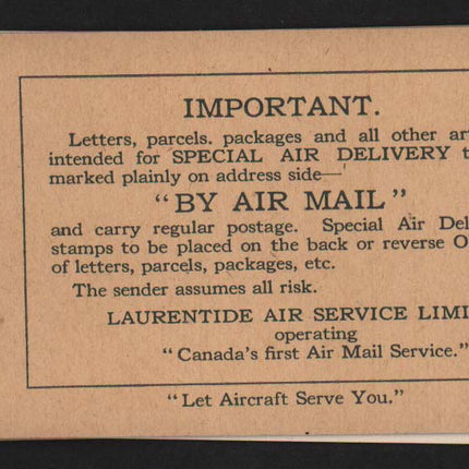 Canada #CL2b Mint Complete Opened Booklet