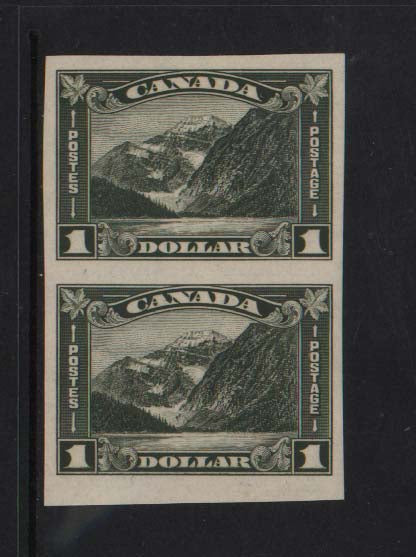 Canada #177a XF/NH Imperforate Pair
