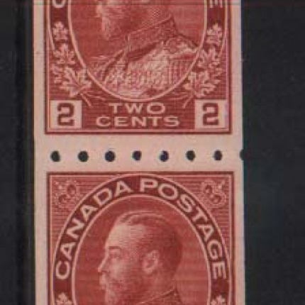 Canada #124 XF/NH Coil Pair  **With Certificate**