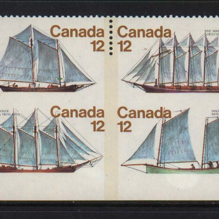 Canada #747b XF/NH Block **With Certificate**