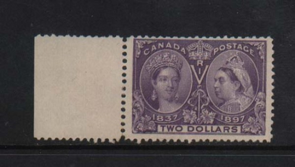 Canada #62 NH Mint Margin Copy *With Certificate*