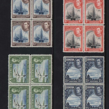 Bermuda #118 - #126 XF/NH Choice Blocks