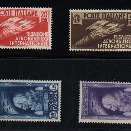 Italy #345 - #348 VF/NH Set
