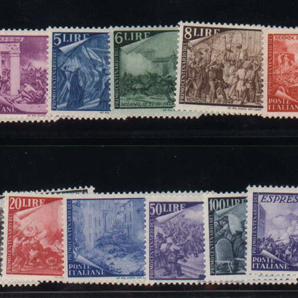 Italy #495 - #506 #E26 VF/NH Set Of 13