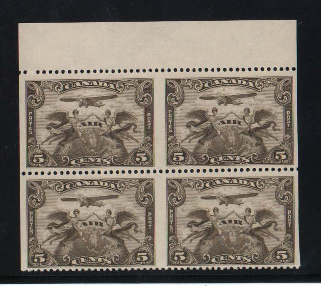 Canada #C1a XF/NH Imperf Block