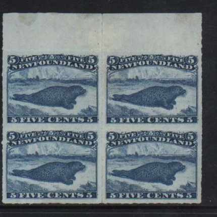 Newfoundland #40 XF Mint Rare Block