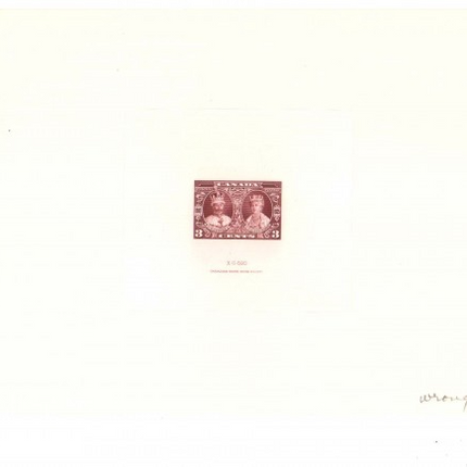 Canada #211DP - #216DP XF Trial Color Die Proof Set