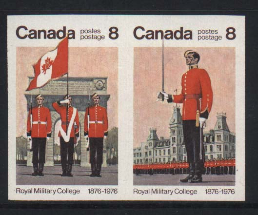 Canada #693b XF/NH Imperforate Pair