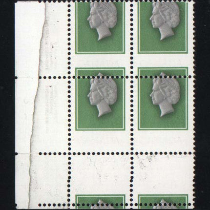 Canada #789d Mint XF/NH LL Rare Error Block *With Cert.*