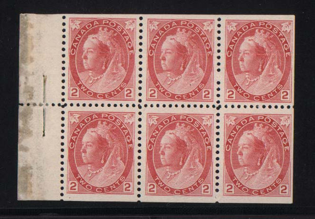Canada #77b VF/NH Booklet Pane