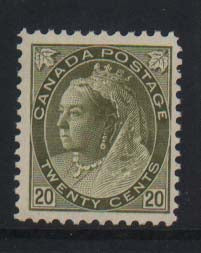 Canada #84 VF/NH **With Certificate**