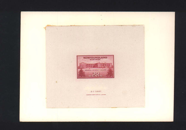 Newfoundland #267DP XF Mint Large Die Proof