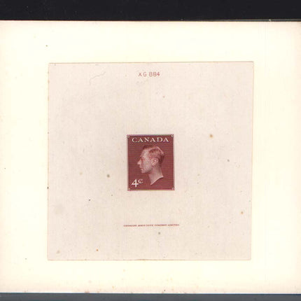 Canada #292DP Large Die Proof With Die #