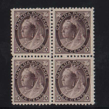 Canada #83 XF Mint Block