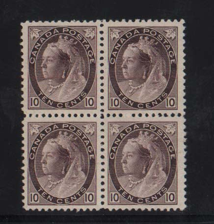 Canada #83 XF Mint Block
