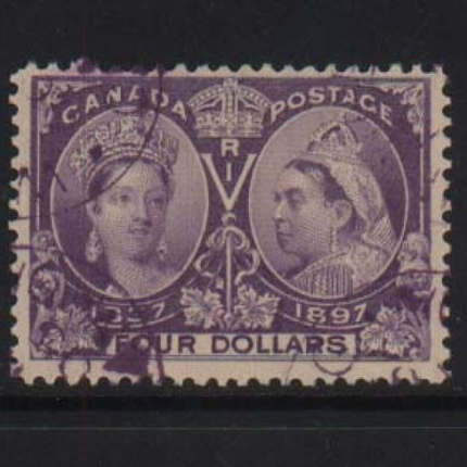 Canada #64 VF Used With Light Magenta Cancel *With Cert.*