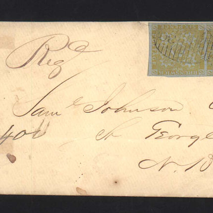 New Brunswick #2 XF Pair On Cover  **With Certificate**