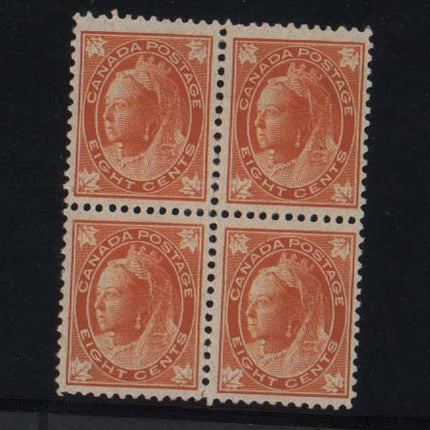Canada #72 VF Mint Block  **With Certificate**