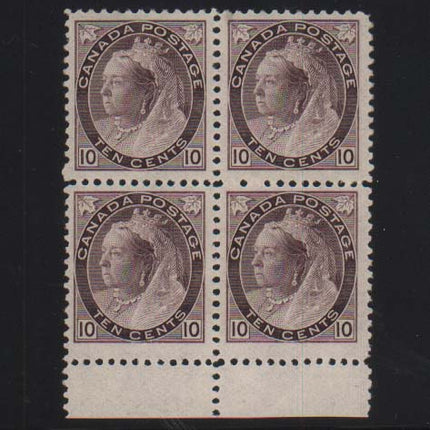 Canada #83 NH Mint Block **With Certificate**