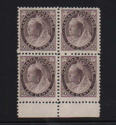 Canada #83 NH Mint Block **With Certificate**